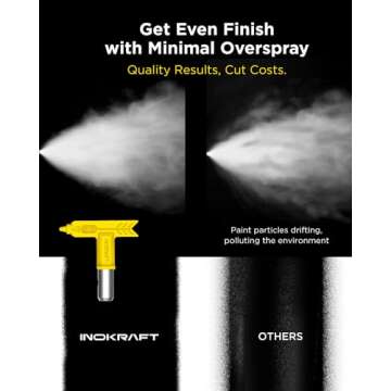 MaXpray M1 Airless Paint Sprayer, Highly Efficient Thinning-Free Minimal Overspray for Up to 10 Gallon DIY Painting Projects Home Interior & House Exterior, Comes with Sprayer Accessories