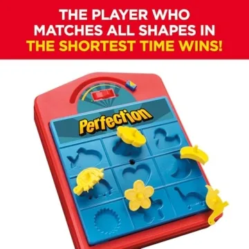 Hasbro Gaming Perfection Shape-Matching Game for Kids