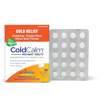 Boiron ColdCalm - Fast Relief from Cold Symptoms - 60 Count