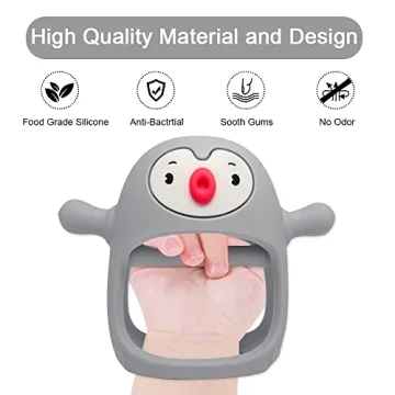 Smily Mia Hands-Free Penguin Pacifier for Infants