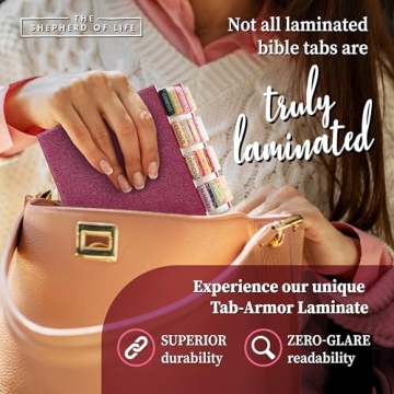 Bloom Pastel Bible Tabs - Unique Book Summaries for Women