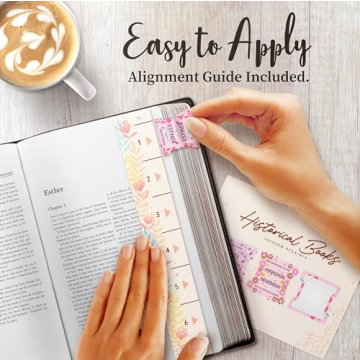 Bloom Pastel Bible Tabs - Unique Book Summaries for Women