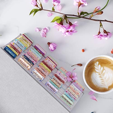 Bloom Pastel Bible Tabs - Unique Book Summaries for Women