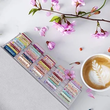 Bloom Pastel Bible Tabs - Unique Book Summaries for Women