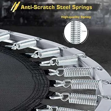 BCAN 36 Mini Trampoline for Adults - Compact Rebounder