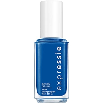 essie expressie Quick Dry Vegan Nail Polish, Cobalt Blue, 0.33 Ounce