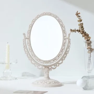 XPXKJ Vintage Chic Desk Mirror for Elegant Decor