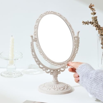 XPXKJ Vintage Chic Desk Mirror for Elegant Decor