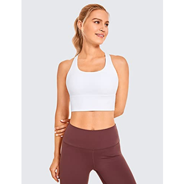 CRZ YOGA Longline Sports Bra - Stylish & Supportive