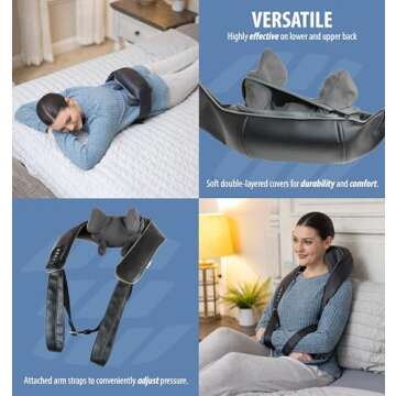 Rechargeable 4D Deep Tissue Neck and Shoulder Massager