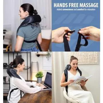 Rechargeable 4D Deep Tissue Neck and Shoulder Massager