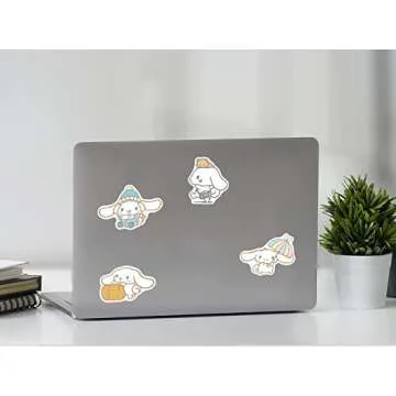 ROFOLO 100PCS Cinnamoroll Stickers, Cute Dog Stickers, Vinyl Waterproof Stickers for Kids Teens Girls Adults Phone Water Bottles Skateboard Guitar