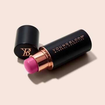 Youngblood VividLuxe Crème Blush Stick: Hydrating and Vibrant Sorbet Color