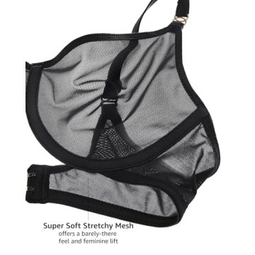 Shop Cosnufy Sheer Balconette Bra for Ultimate Comfort