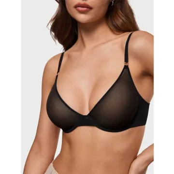 Shop Cosnufy Sheer Balconette Bra for Ultimate Comfort