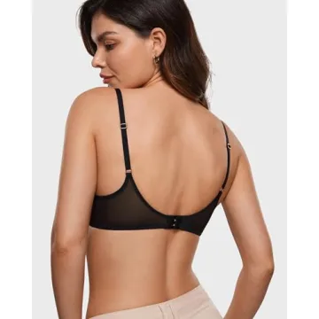 Shop Cosnufy Sheer Balconette Bra for Ultimate Comfort