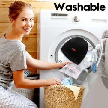 Rabbitroom Heated Hat for Men Women Rechargeable Electric Heated Beanie Hat Winter Warm Heated Skull Cap for Fishing Hiking Skiing(Black-K)