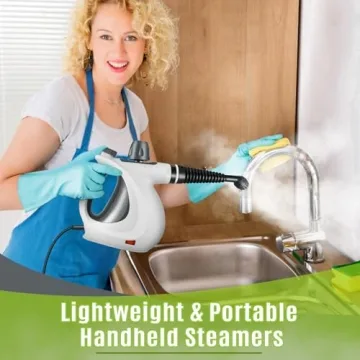 Phueut Steam Cleaner 1050W Chemical-Free Multi-Surface Cleaning