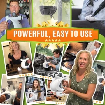 Phueut Steam Cleaner 1050W Chemical-Free Multi-Surface Cleaning