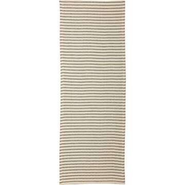 Piper Classics Katie's Vintage Stripe Table Runner, 13" x 36" Long, Urban Rustic Famhouse Kitchen Di...