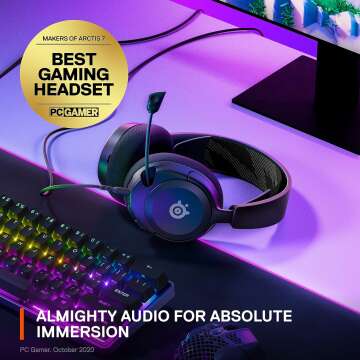 SteelSeries Arctis Nova 1 Gaming Headset - Hi-Fi Audio