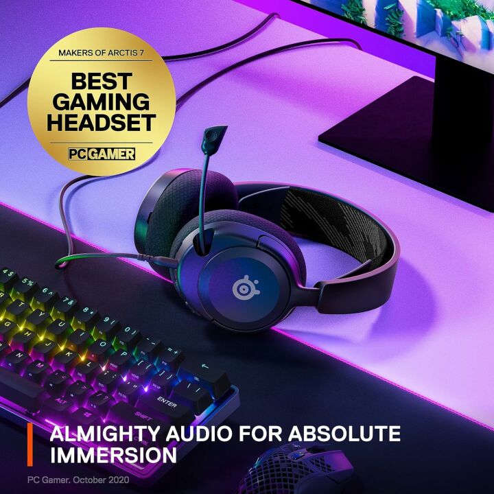 SteelSeries Arctis Nova 1 Gaming Headset - Hi-Fi Audio