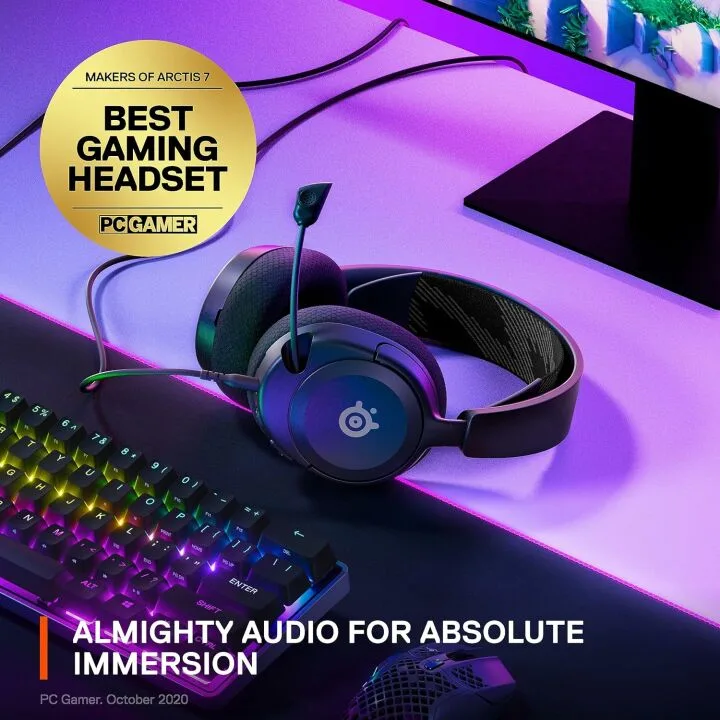 SteelSeries Arctis Nova 1 Gaming Headset - Hi-Fi Audio