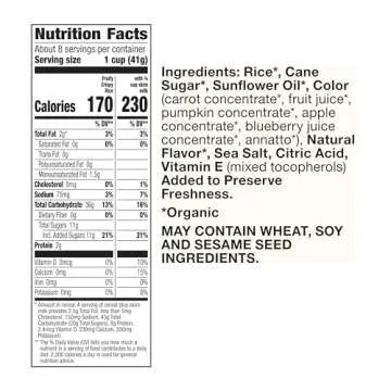 Cascadian Farm Organic Fruity Crispy Rice Breakfast Cereal, 11.5 oz