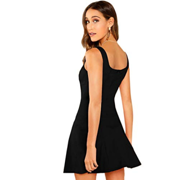 Stylish ROMWE Sleeveless A-Line Bodycon Dress for Parties