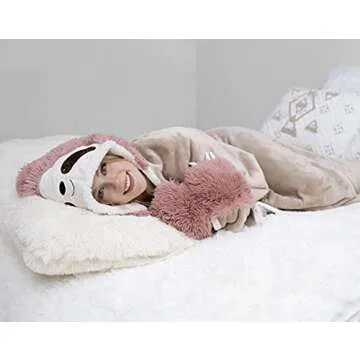 Mutjida Sloth Hooded Blanket - Cozy Fun for All Ages