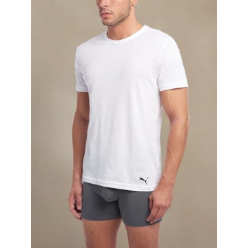 PUMA Men's 3 Pack Crew Neck T-shirts - Comfort & Style