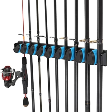 PLUSINNO Fishing Rod Holder for 9 Rods Space Saver