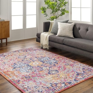 Livabliss Odelia Vintage Bohemian Area Rug 5'3" x 7'3"