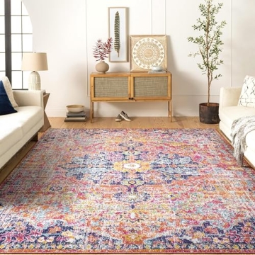 Livabliss Odelia Vintage Bohemian Area Rug 5'3" x 7'3"