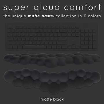 Create-ables Qloud Cloud Wrist Rest for Ultimate Comfort
