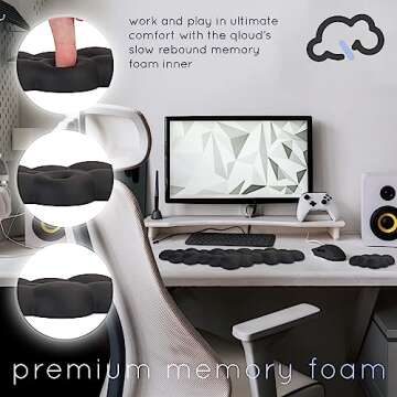 Create-ables Qloud Cloud Wrist Rest for Ultimate Comfort