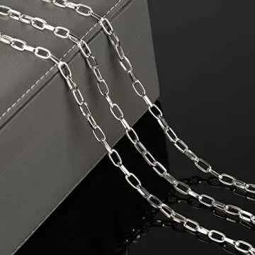 YOUBEIYEE 32.8 Feet Chains for Jewelry Crafting