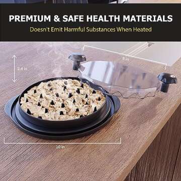 Easy Chicken Shredder Tool with Twist Action - BPA-Free, Large 11", Non-Slip, Dishwasher Safe, Clear...