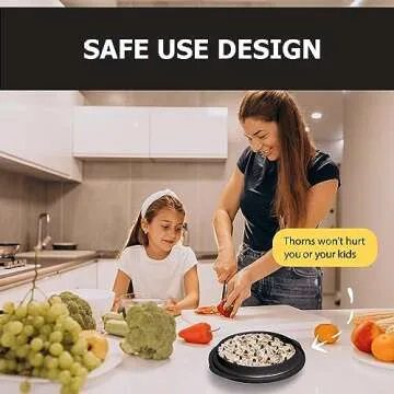 Easy Chicken Shredder Tool with Twist Action - BPA-Free, Large 11", Non-Slip, Dishwasher Safe, Clear Top, Cleaning Brush, Classic Black with Manual. For Meat, Beef, Pork from Tricky Chicken