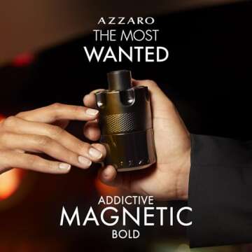 Azzaro The Most Wanted Eau de Parfum Intense - Woody & Seductive Mens Cologne - Fougère, Ambery & Spicy Fragrance for Date Night - Lasting Wear - Luxury Perfumes for Men - Value Size, 5.1 Fl. Oz