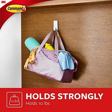Command 10 lb XL Heavyweight Wall Hook for Easy Hanging