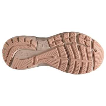 Brooks Women’s Adrenaline GTS 23 Supportive Running Shoe - Crystal Grey/Villa/White - 8 Medium