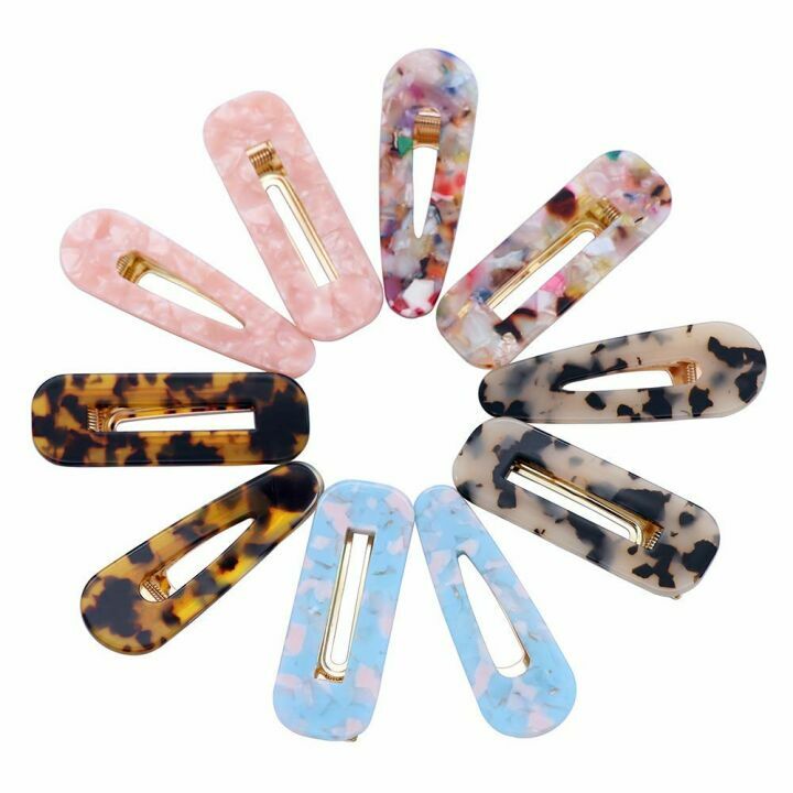 Acrylic Pearls Hair Clips - 16 PCS for Stylish Looks