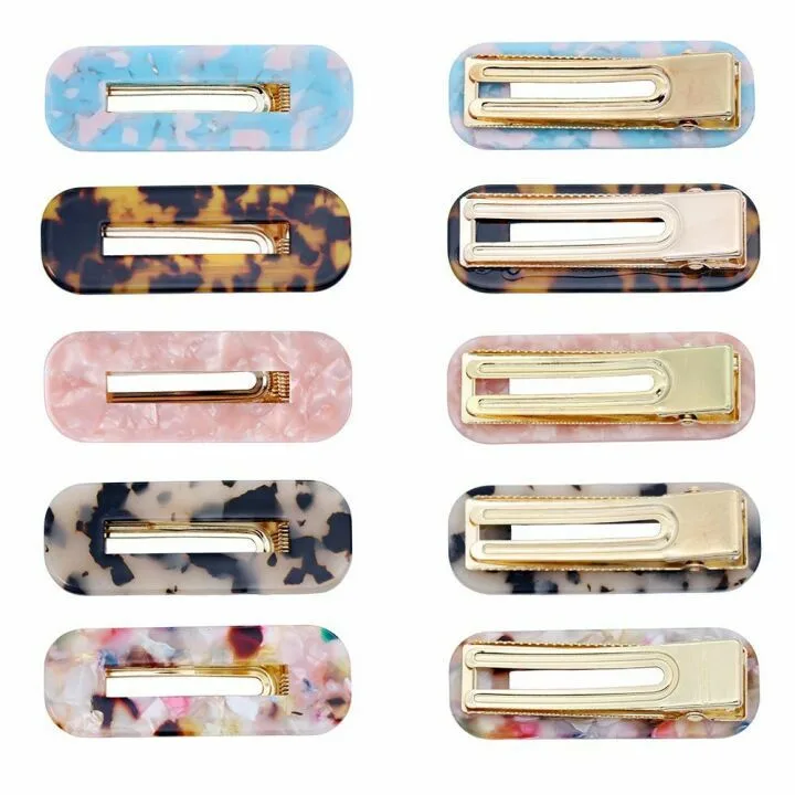 Acrylic Pearls Hair Clips - 16 PCS for Stylish Looks