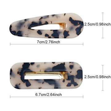 Acrylic Pearls Hair Clips - 16 PCS for Stylish Looks