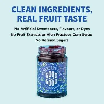 GOOD GOOD Blueberry Jam - Sugar Free & Delicious