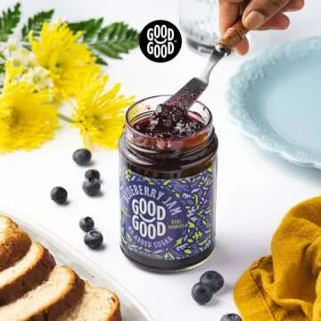 GOOD GOOD Blueberry Jam - Sugar Free & Delicious