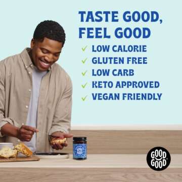 GOOD GOOD Blueberry Jam - Sugar Free & Delicious