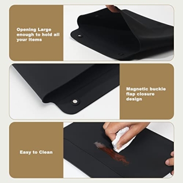 Premium FERYES Silicone Makeup Bag for Travel - Organization and Style