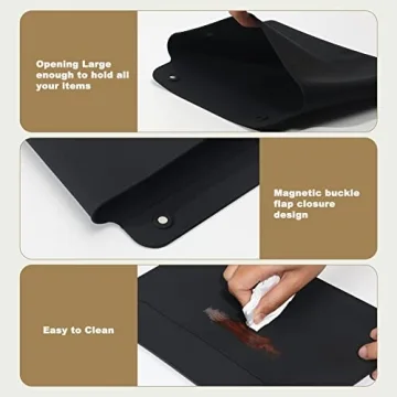 Premium FERYES Silicone Makeup Bag for Travel - Organization and Style